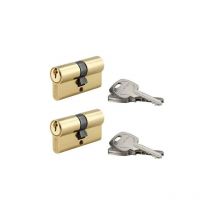 Thirard - 2 cilindros perfiles estándar, 30x30, ent, 6 llaves