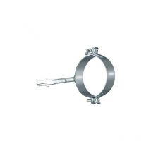 2 Collari a muro monoparete, in acciaio inox dm 80 mm