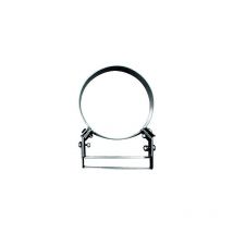 2 Collari a muro monoparete regolabile in acciaio inox 220 mm