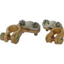 2 colliers batterie à barrette pl - et pl + cable jusqu'à 90 mm² - S04237