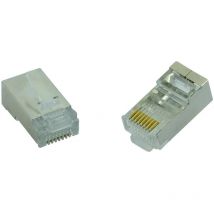 400247 2 connecteurs RJ45 gris - Gefom