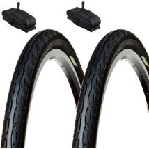 2 copertoni 26 x 1.95+CAMERE america per pneumatici da strada 50-559 gomme slick