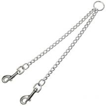 Acople Chaîne 2 chiens - 3mm25cm - Gloria