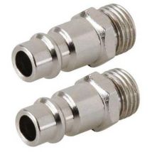 Embouts male (2) coupleur type euro line filete 1/4 bsp