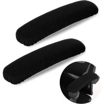 Csparkv - 2 Couvertures d'accoudoir de Chaise de Bureau, Extensible Polyester Chaise de Bureau de Protection Couvre soulage Les Coudes plaintes