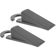 2 cunei di plastica neri per porte - 5five