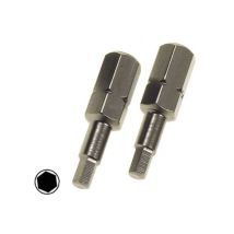 Insert pour vis creuses hexagonales – 25 mm – Empreinte de la tête, Longueur, Empreinte torx, Nombre d'embout(s), Matières – P & G