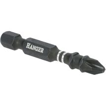 Hanger - 2 embouts impact 1/4'' cruciforme PH2 longueur 75 mm 134076