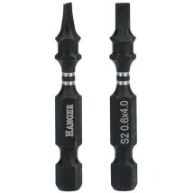 Embouts impact 1/4'' fente 75 x 5,5mm Hanger 134082