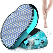 2 en 1 Lime à Pieds en Nano Verre,Humide et Sec Imperméable Râpe à Pied Élimination des Callosités,Rapide Sûr Efficace Lime Pour Pieds Outil de