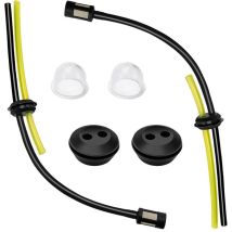 Ouylaf – Kit De 6 Durites Essence Et Filtres À Carburant – Pour Moteurs 2 Et 4 Temps – Tuyaux 3mm Et 5.5mm – Longueur 24cm Et 14cm