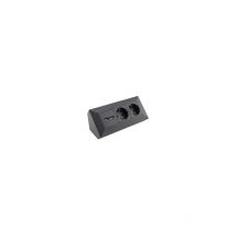 Chilitec - 2-Fach Steckdosenblock+ 2X USB,anthrazit 250V/ 16A, Aufbaumontage