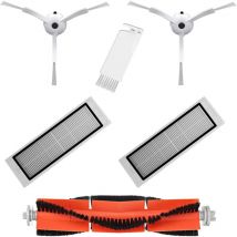 Pack Essentiel de pièces de Rechange compatibles avec Xiaomi Mi Robot Vacuum 1 et 2 (Non mop). Kit d'accessoires de Rechange pour Robot aspirateur