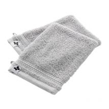 Lot de 2 gants garance 100% coton bio 600 g/m² 15x21 Gris Nuage