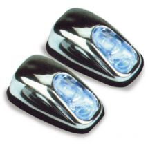 2 Gicleurs lave-glace a led Rouge NA40RD 12V sur allume-cigare