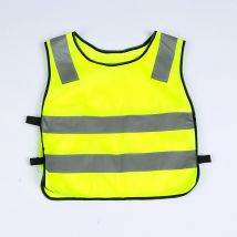 2 gilets réfléchissants pour enfants, 2 étiquettes réfléchissantes, gilet smiley, gilet de sécurité réfléchissant, gilet de sécurité, gilet