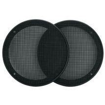 2 grilles 165mm pour haut-parleurs 130mm noires
