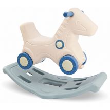 2-in-1 Cheval à Bascule et Véhicule pour Enfants dès 1 an Animal à Bascule