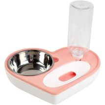 Distributeur Automatique De Croquettes Pour Chats Et Chiens, Abreuvoir Automatique, Gamelle + Biberon De 500 Ml