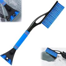 2-in-1 Eiskratzer Und Schneebürste, Auto-eiskratzer Mit Bürste, Auto-schneebürste, Auto-schaber Mit Schneebürsten Für Die Windschutzscheibe (blau)