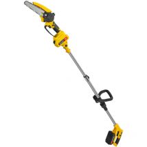 2-in-1-Mini-Kettensäge mit 2 x 1,5-Ah-Akkus, 1,8 m maximale Reichweite, Hochentaster zum Baumschnitt