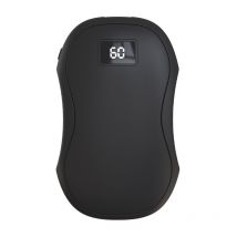 Sjqka - 2 in 1 Rechargeable Hand Warmer, Rechargeable Hand Warmer, Christmas and Birthday Hand Warmer (Black)