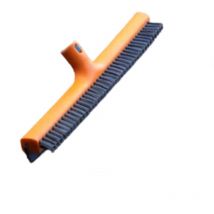 2 in 1 Squeegee and Hard Brush - VENTEO - Telescopic handle - 42cm water squeegee - Universal nozzle - For cleaning windows and glass - Rigid