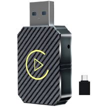 2-in-1-wireless-adapter Für Android Auto Und Carplay, Wandelt Kabelgebundene Verbindungen Über Usb-dongle In Drahtlose Verbindungen Um, Praktisch Und 