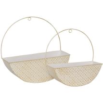 Atmosphera Créateur D'intérieur - 2 jardinières suspendues Tino H29,5 et H34cm