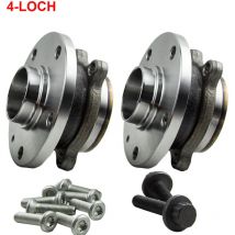 2PCS Set de Roulement Avec Moyeu Roue pour Audi VW Seat Skoda 3C0498621 1T0498621