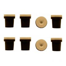 Equipement Express Sicoba - 2 jeux de 4 Buses céramique noires pour Pistolet Sableuse : 3,5mm