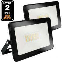 2 Fluter led 50W Ipad Neutralweiß 4000K Hohe Helligkeit