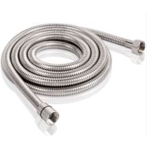2 M Langer Duschschlauch Aus Edelstahl, Verdreh- Und Knickfest, G1/2"
