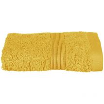 Serviette invité Essentiel coton jaune 30x50cm - Atmosphera créateur d'intérieur