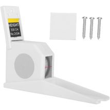 2 mètres de hauteur Stature Mètre Ruban à mesurer rétractable Règle Outil de mesure en métal (Blanc) - Jeffergarden