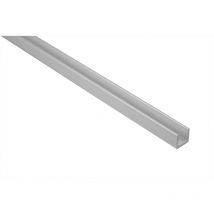 2 metri Profilo a u Alu anodizzato Effettore 10x10mm B30