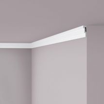 NMC - Cornisa M2 nomastyl Noel Marquet Moldura decorativa Perfil de estuco diseño moderno blanco 2 m