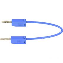 Stäubli - LK205 Messleitung Lamellenstecker 2 mm Lamellenstecker 2 mm 15.00 cm Blau 1 St.