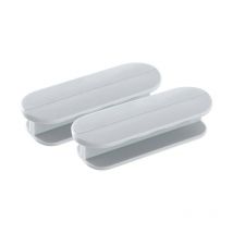 2 No Punch Balcony Window Pulls - Grey, Outdoor Patio Door Pulls Drawer Pulls Furniture Pulls, Glass Door