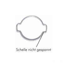 2-Ohr-Schlauchschelle 11 - 13mm, 1.4307 (W4)