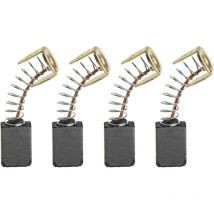 Langray - 4x Kohlebürsten kompatibel mit MHT710 mht 710 E13 Elektrowerkzeug-Trimmer-Ersatzzubehör 12x8x5mm