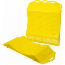 Bituxx - 2 Paar Reifenschoner Reifenschutz Reifenunterlage Standplatten