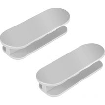 2 Pack Balcony Door Handles, Door Handle, Self-Adhesive Door Handle Effortlessly, Cabinet Handles, Plastic Furniture Handle, Glass Door, Window Handle