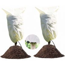 2 Pack Hivernage Plante, Housse Hivernage Plante, Protection Plantes,100 x 80cm Housse d'Hivernage, Housse de Protection pour Plantes Housse