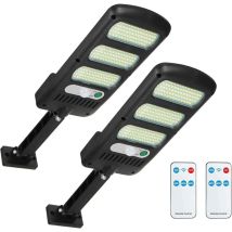 2 Pack Lampes Solaires Extérieures, 213 Led Éclairage De Sécurité D'Extérieur Avec Détecteur De Mouvement Étanche 180° Ajustable Lampes Solaires Pour 