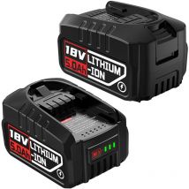 Bsioff - 2 pack Remplacement pour Bosch Batterie 18V 5.0Ah pba psb psr