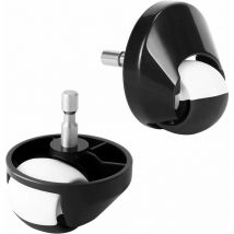 2 Pack Roue de roulette de remplacement pour l'assemblage de roulettes pour iRobot Aspirateur Roomba 500 600 700 800 900 series 560 620 650 770 780