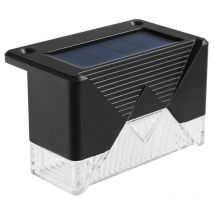 2 Pack Solar Powered Wall Mountable lights, Waterproof led Lights Outdoor Solar Disk Lights Decorative, Solar Garden Lights for Landscape Pathway