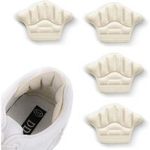 2 paires de poignées de talon pour chaussures lâches, coussinets de talon antidérapants, doublure pour ampoules, protection de talon auto-adhésive