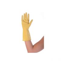 Gant universel en latex ''bettina'' hygostar, taille xl jaune 25908 - Franz Mensch